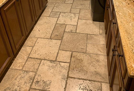 Stone Cleaning Before