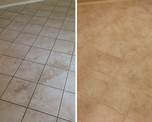 Floor Restored by Our Tile and Grout Cleaners in Falcon, CO