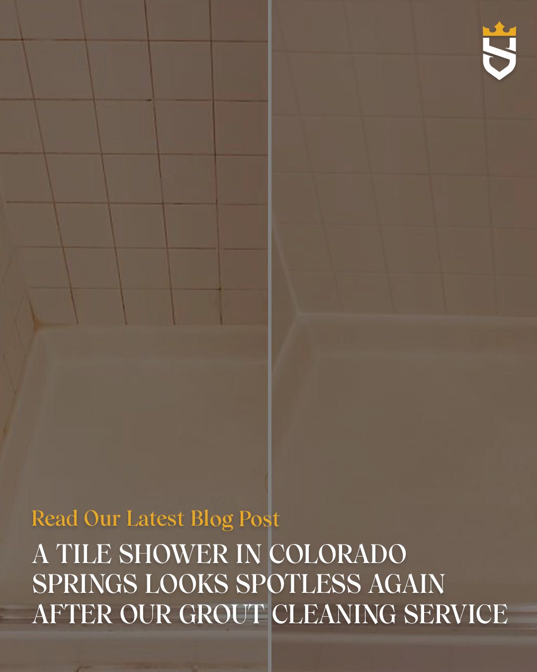 A Tile Shower in Colorado Springs Looks Spotless Again After Our Grout Cleaning Service